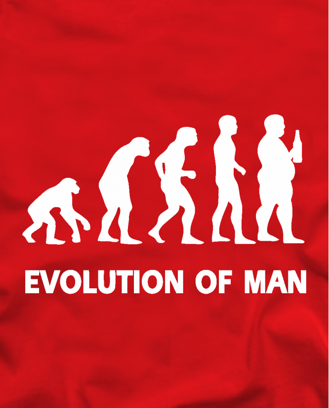 Evolution of man drink